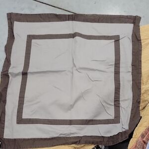 Restoration Hardware Gray and Brown Pillow Cover